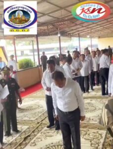 Read more about the article ឯកឧត្តមបណ្ឌិត អ៊ាង សុផល្លែត អញ្ជើញគោរពវិញ្ញាណក្ខ័ន្ធវីរកងទ័ព វេរសេនីយ៍ឯក ព្រៀប ចំរេីន