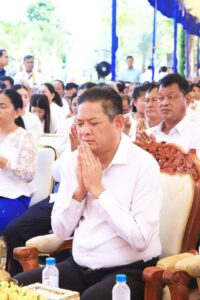 Read more about the article អភិបាលខេត្តត្បូងឃ្មុំ និងថ្នាក់ដឹកនាំខេត្តនិមន្តព្រះសង្ឃ បង្សុកូល ឧទ្ទិសកុសលផលបុណ្យ ជូនដល់វិញ្ញាណក្ខន្ធវីរកងទ័ព និង វីរនគរបាលជាតិ គ្រប់រូបដែលបានពលីជីវិត ក្នុងបុព្វហេតុ ប្រទេសជាតិមាតុភូមិកម្ពុជា