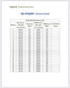 Read more about the article សេចក្តីជូនដំណឹង