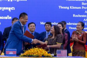 Read more about the article Tboung Khmum Province and Rochester, Minnesota Sign MoU to Establish Sister City Relationship, Strengthening International Cooperation