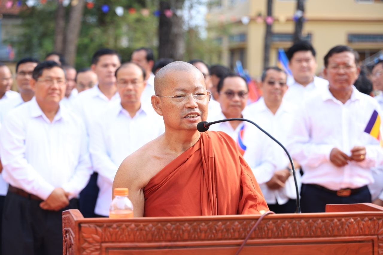 You are currently viewing វត្តវិហារទន្ទឹម ក្រុងសួង ខេត្តត្បូងឃ្មុំ បានរៀបចំពិធីបុណ្យវិសាខបូជា